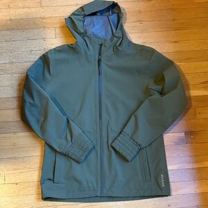 Prana Olive Green Raincoat for Women